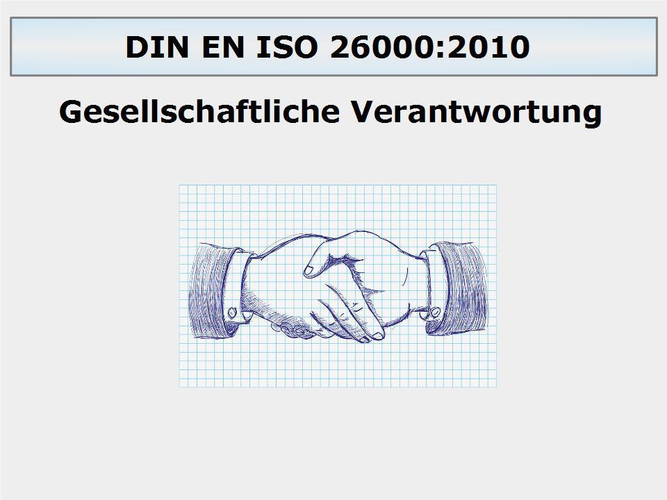 Vorlagen DIN ISO 26000:2010 Gesellschaftliche Verantwortung